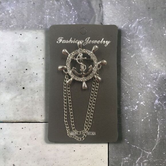 MEN'S EJ SAMUELS FASHION NAUTICAL SILVER CHAIN. UNISEX. - Picture 1 of 3